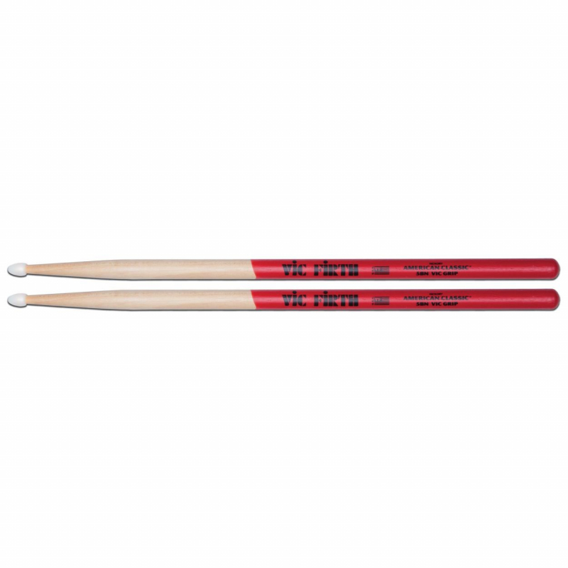 Vic Firth 5BN Drumsticks With VicGrip